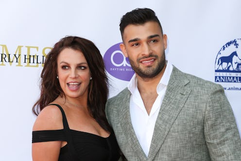 LOS ANGELES, CALIFORNIA - SEPTEMBER 20: Britney Spears (L) and Sam Asghari (R) attend the 2019 Dayti...