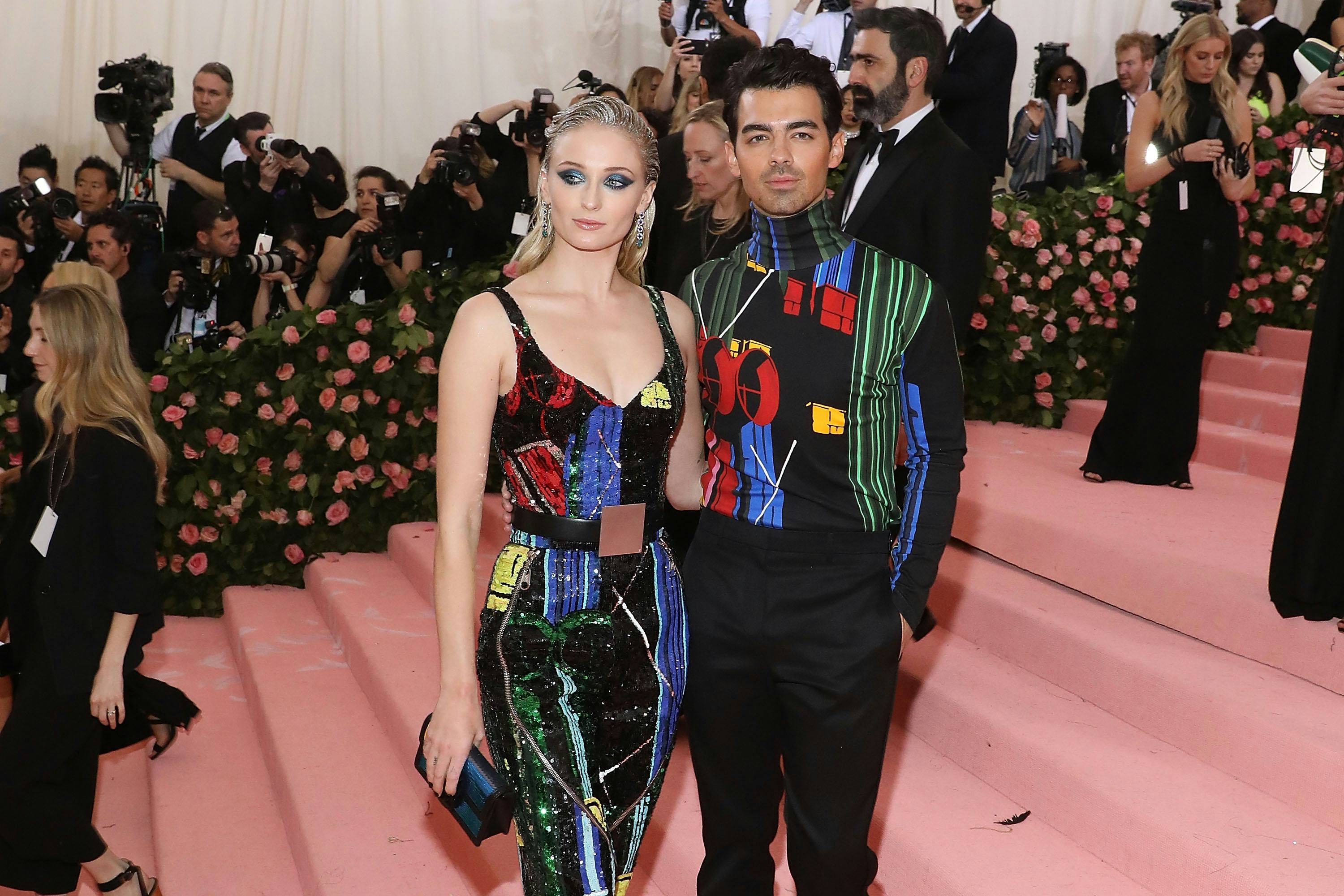 NEW YORK, NY - MAY 06:  Sophie Turner and Joe Jonas attend the 2019 Met Gala celebrating "Camp: Note...