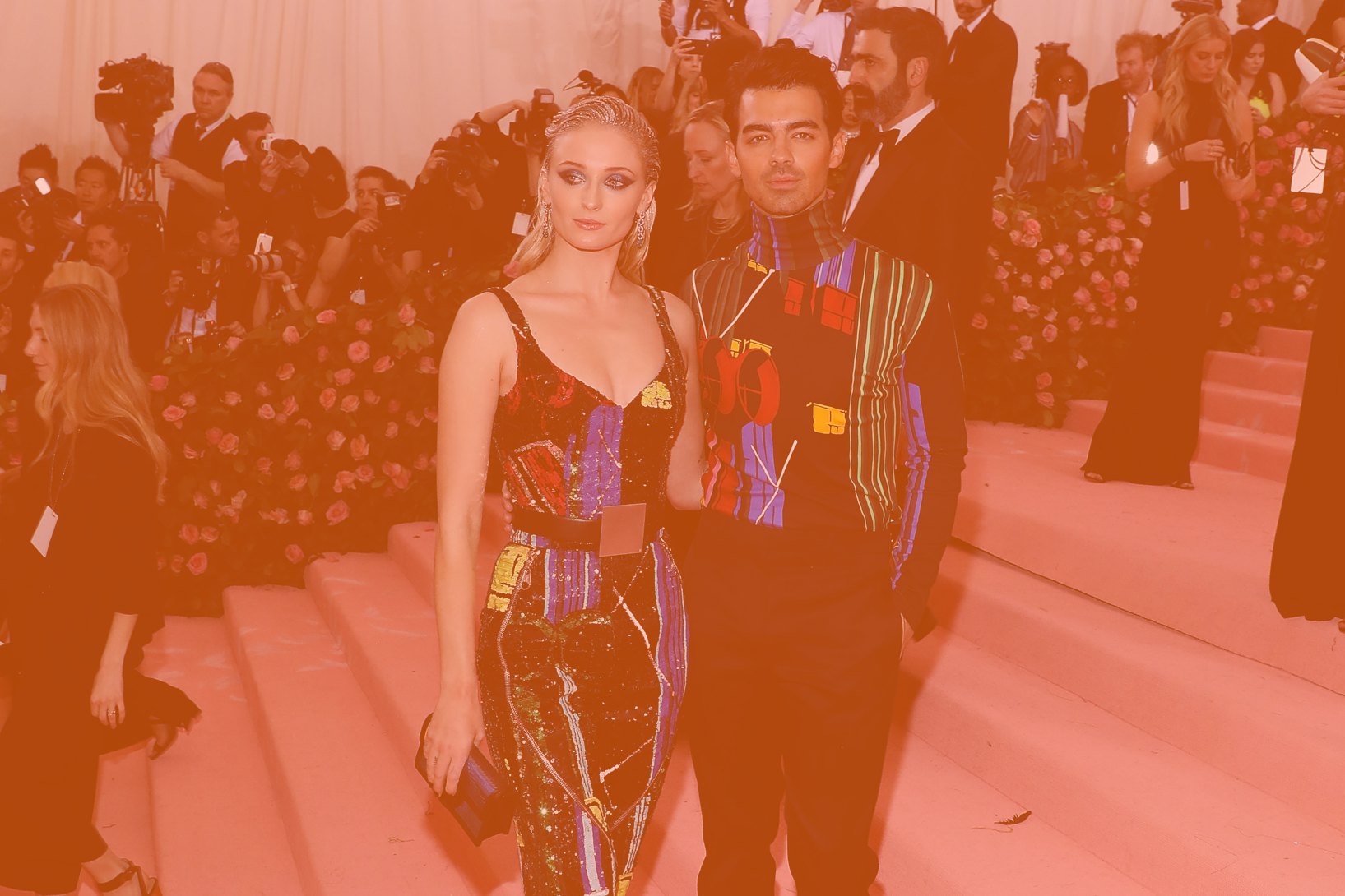 2022 Met Gala: Sophie Turner and Joe Jonas Coordinate Their Looks