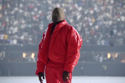 ATLANTA, GEORGIA - JULY 22: Kanye West is seen at ‘DONDA by Kanye West’ listening event at Mercedes-Benz Stadium on July 22, 2021 in Atlanta, Georgia. (Photo by Kevin Mazur/Getty Images for Universal Music Group)