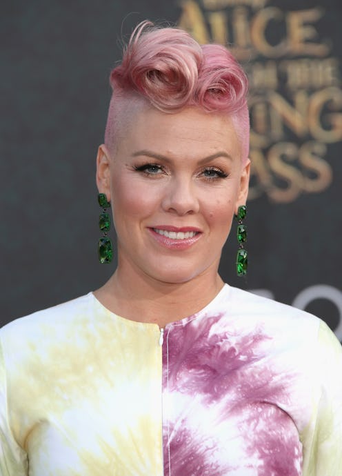 HOLLYWOOD, CA - MAY 23:  Singer-songwriter P!nk attends the premiere of Disney's "Alice Through The ...