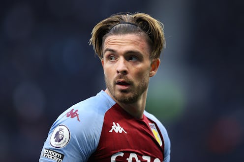 LONDON, ENGLAND - MAY 19: Jack Grealish of Aston Villa looks on during the Premier League match betw...