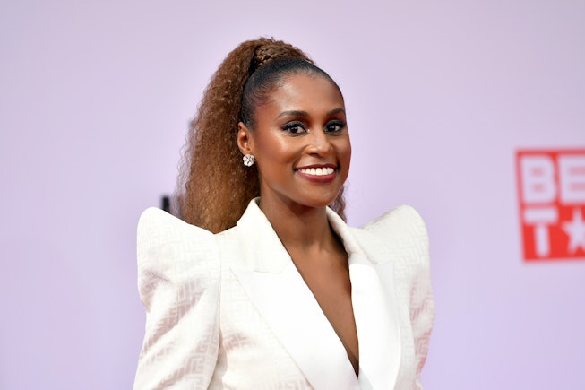LOS ANGELES, CALIFORNIA - JUNE 27: Issa Rae attends the BET Awards 2021 at Microsoft Theater on June...