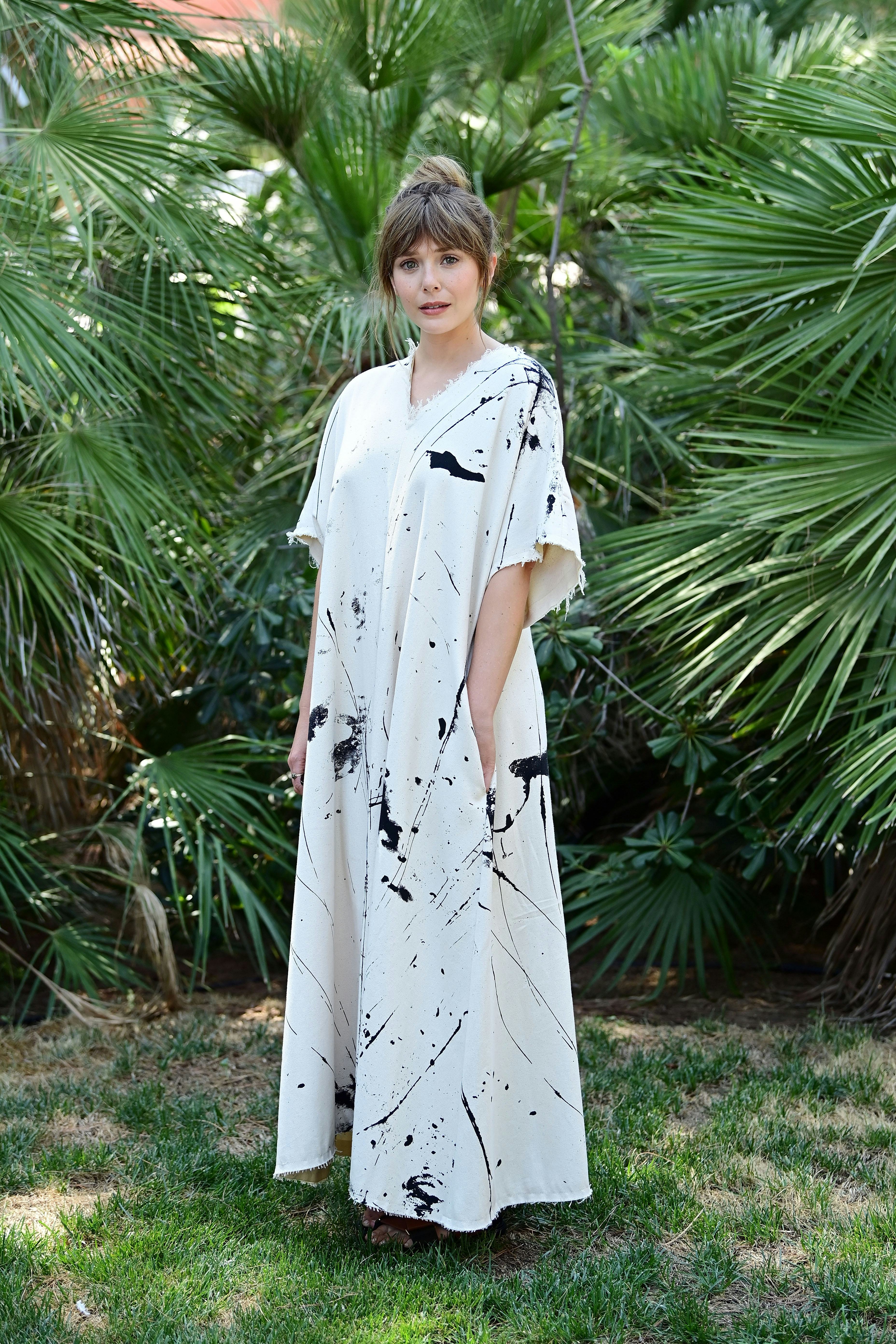 SANTA MARGHERITA DI PULA, ITALY - JULY 22: Elizabeth Olsen attends the Filming Italy Festival at Forte Village Resort on July 22, 2021 in Santa Margherita di Pula, Italy. (Photo by Daniele Venturelli/Daniele Venturelli/Getty Images )