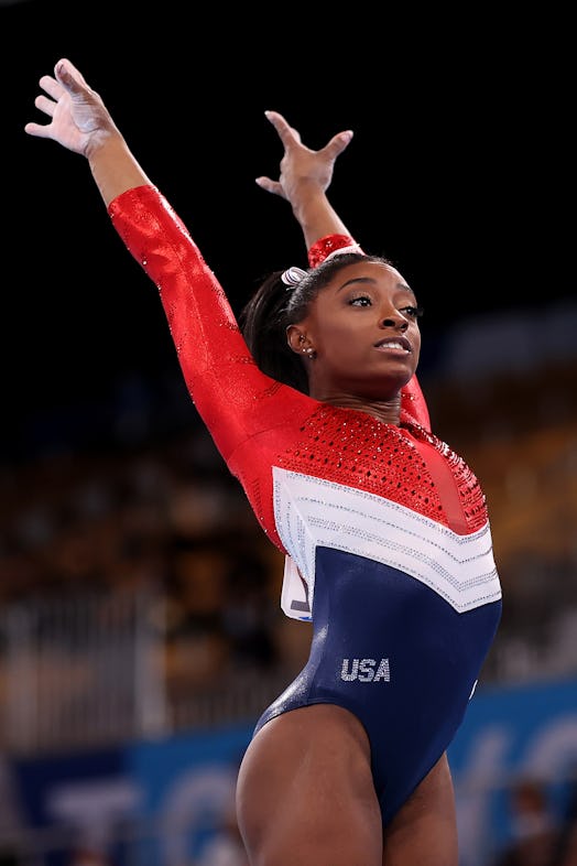 Some Team USA gymnasts were spotted wearing different color leotards.