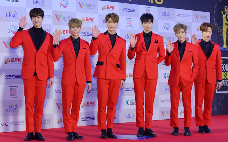 SEOUL, SOUTH KOREA - JANUARY 19: Astro attends 26th High1 Seoul Music Awards at Jamsil Arena on Janu...