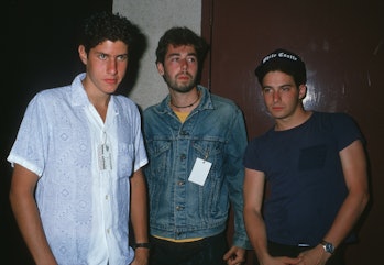 Mike Diamond, Adam Yauch and Adam Horovitz of Beastie Boys (Photo by Ron Galella/Ron Galella Collect...