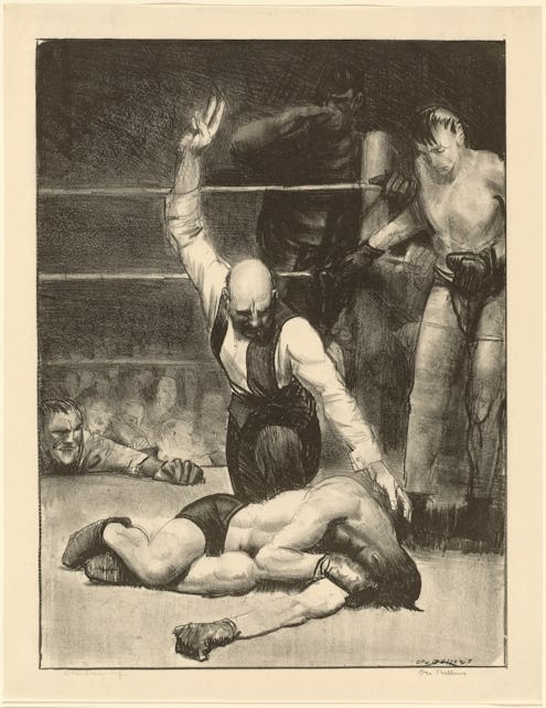 Counted Out, second stone, 1921. Artist George Wesley Bellows. (Photo by Heritage Art/Heritage Image...