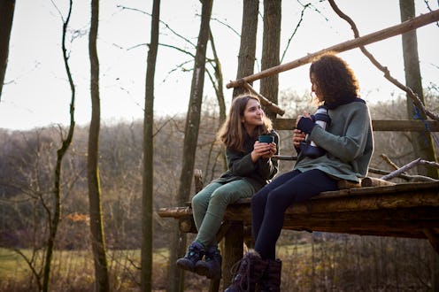 two people enjoying the outdoors