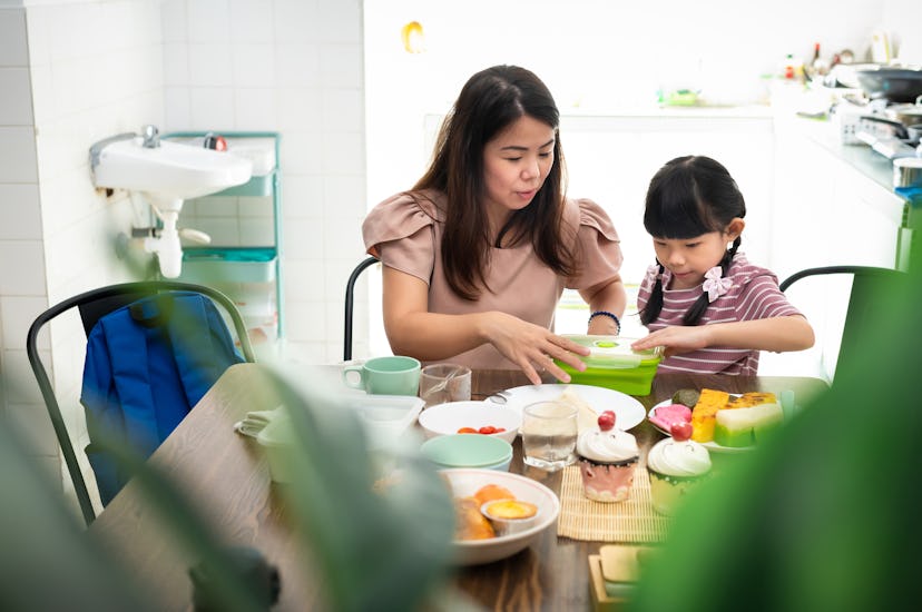 Your kid's deli meat sandwich is safe to eat, but should be in proper temperatures.