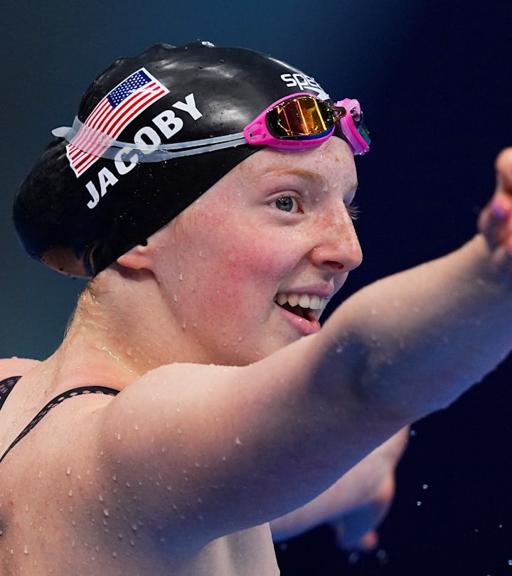 Lydia Jacoby Won The Gold & Her Mom Filmed It On An IPad