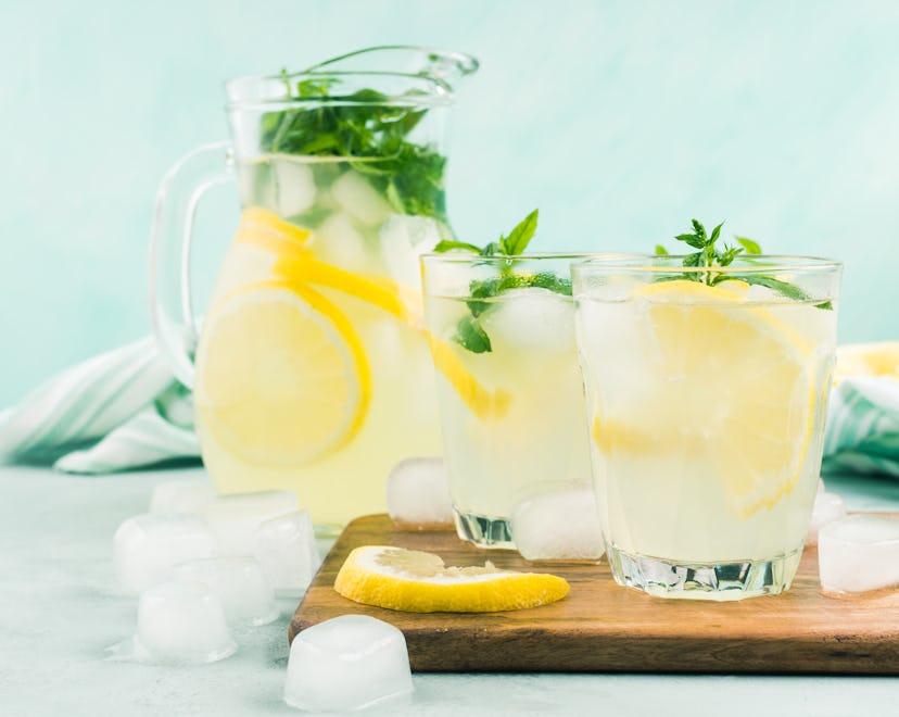Creamy lemonade is just one refreshing lemon drink.
