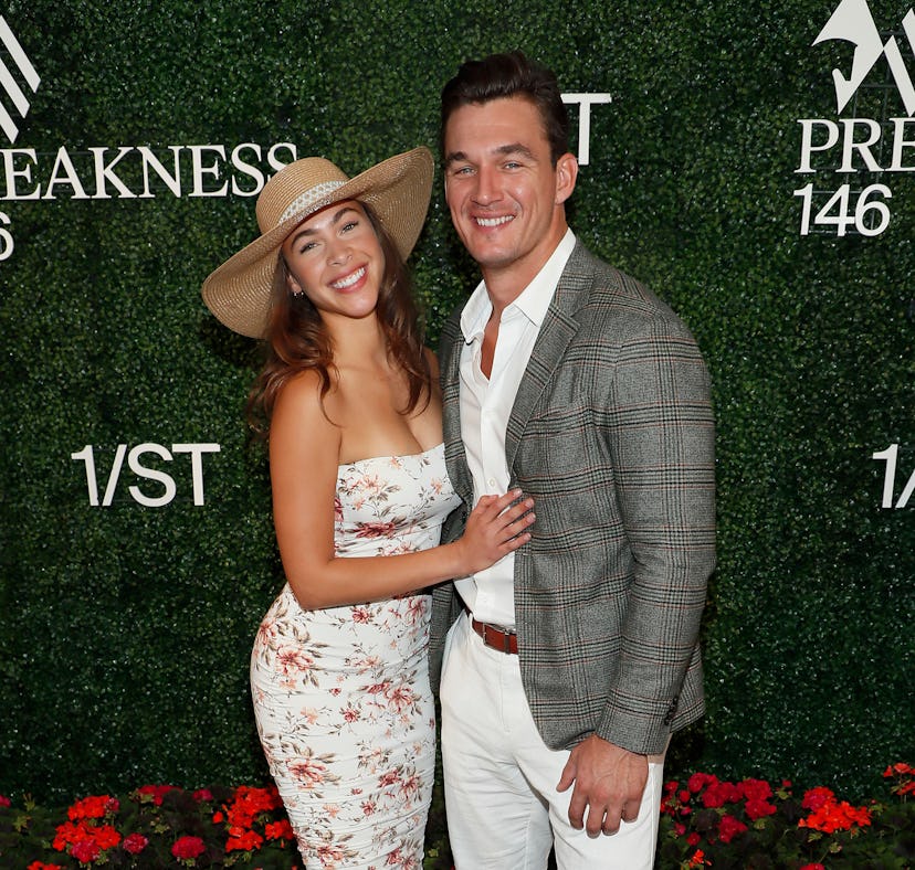Camila Kendra and Tyler Cameron attend Preakness 146.