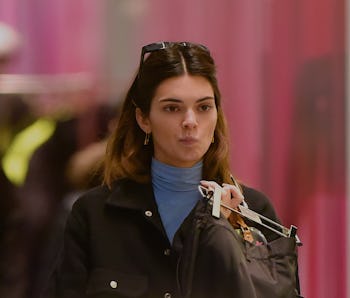 NEW YORK, NY - DECEMBER 12:  Kendall Jenner seen out shopping in Manhattan on December 12, 2019 in N...