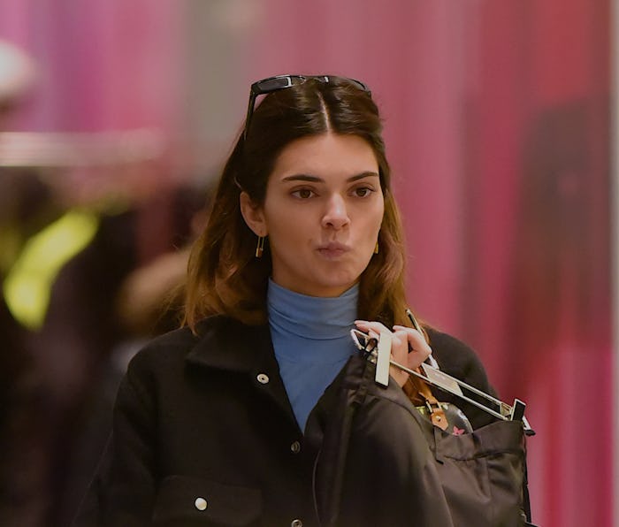 NEW YORK, NY - DECEMBER 12:  Kendall Jenner seen out shopping in Manhattan on December 12, 2019 in N...