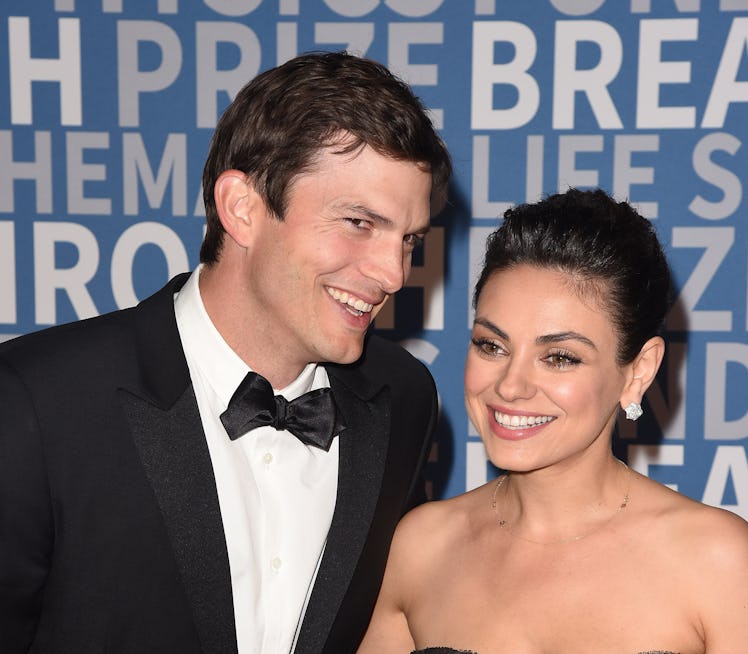 MOUNTAIN VIEW, CA - DECEMBER 03: Actors Ashton Kutcher (L) and Mila Kunis attend the 2018 Breakthro...