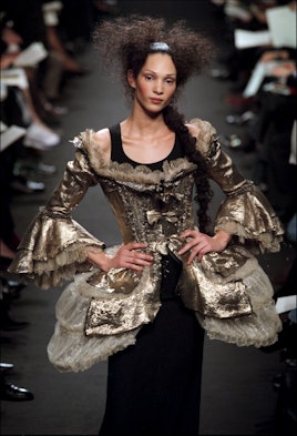 FRANCE - JANUARY 20:  Fashion Show Haute -Couture Spring -Summer 1998 In Paris, France On January 20...