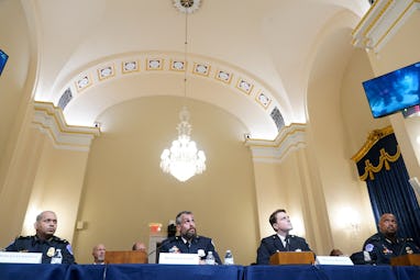 (L-R)US Capitol Police Sgt. Aquilino Gonell, Washington Metropolitan Police Department officer Micha...
