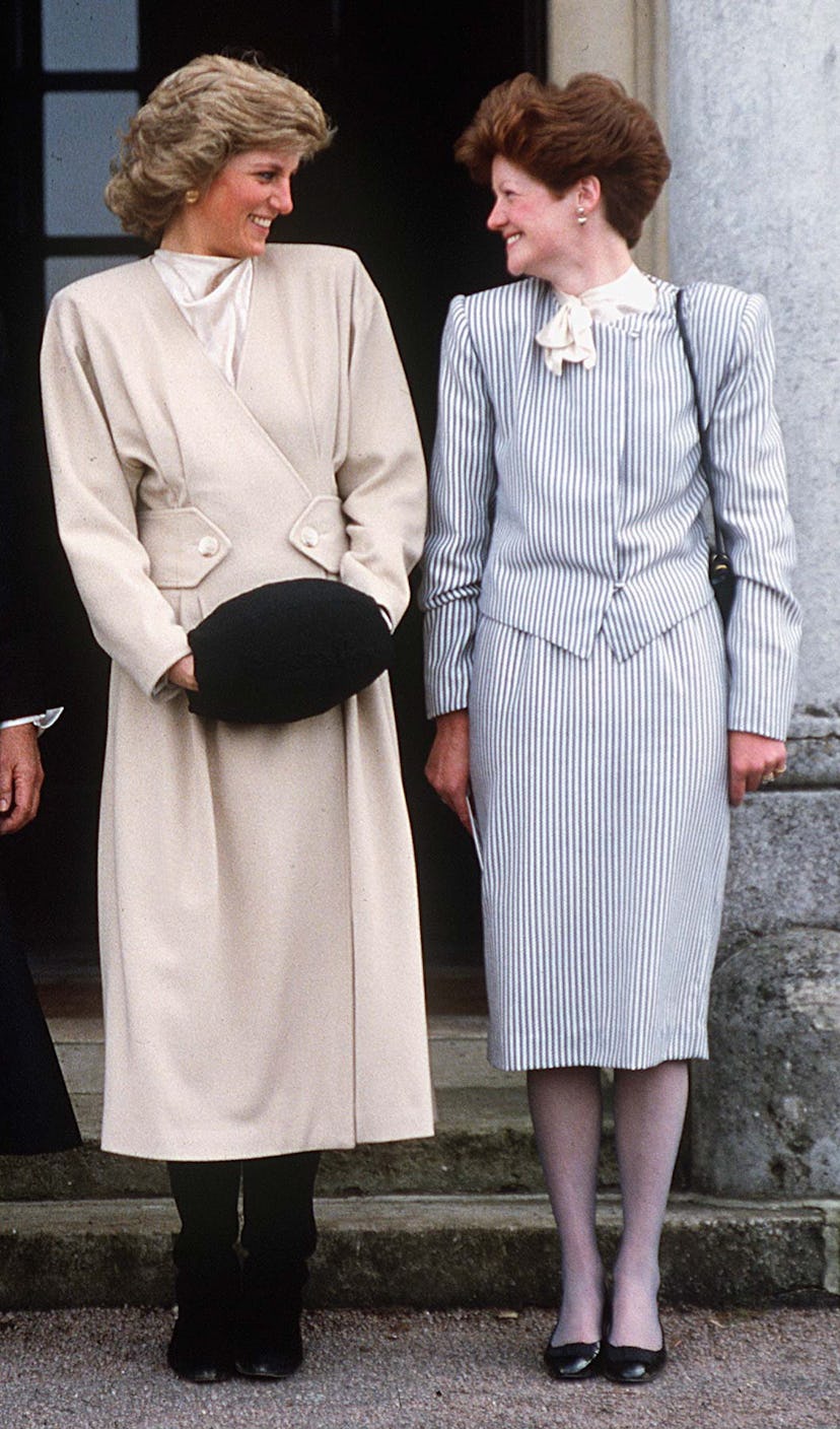 WEST HEATH, UNITED KINGDOM - NOVEMBER 12:  Princess Diana With Her Older Sister Lady Sarah Mccorquod...