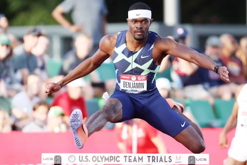 Rai Benjamin is poised for Olympic success. (Photo by Andy Lyons/Getty Images)