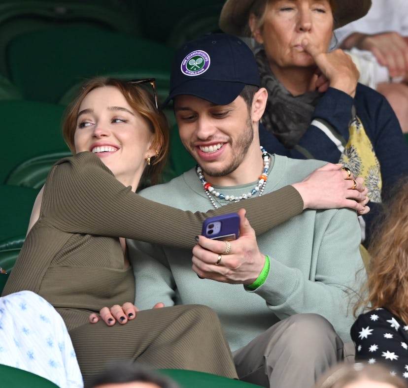 Phoebe Dynevor and Pete Davidson were spotted on a date at Wimbledon.