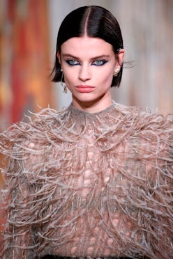 PARIS, FRANCE - JULY 05: A model walks the runway during the Christian Dior Haute Couture Fall/Winte...