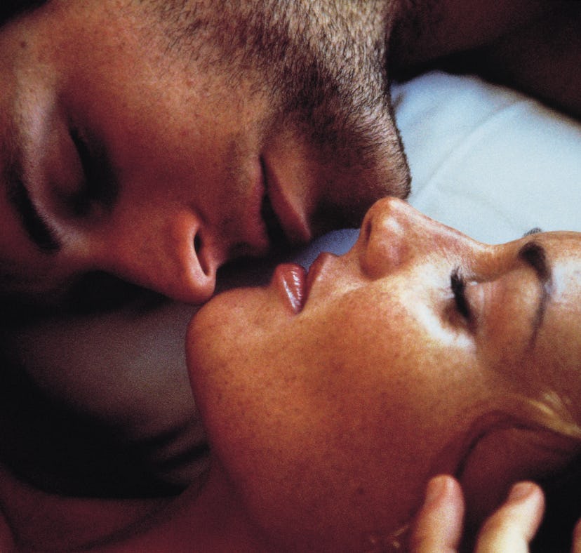 Two partners showing intimacy born of lust, not love.