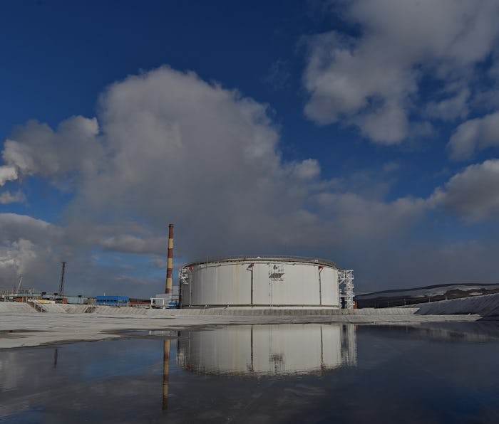 NORILSK, RUSSIA JULY 5, 2021: A fuel storage facility at No 3 Thermal Power Station operated by the...