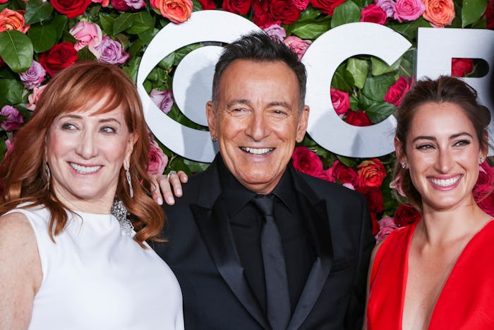 NEW YORK, NY - JUNE 10:  (L-R) Patti Scialfa, Bruce Springsteen and Jessica Springsteen attend the 7...
