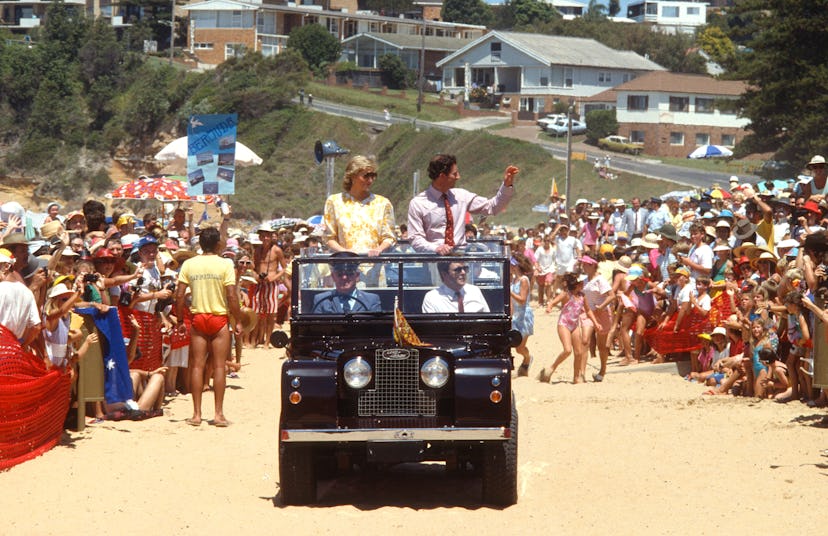 Princess Diana joined Prince Charles in Australia.