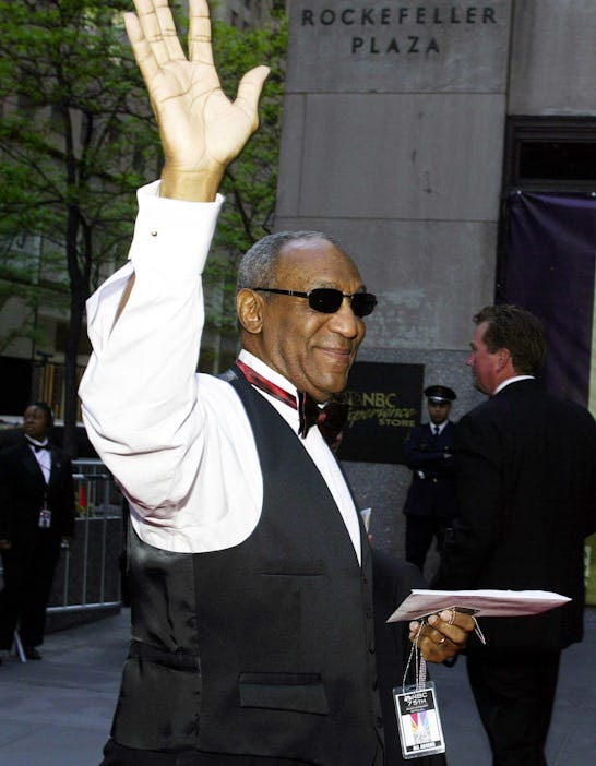 Actor Bill Cosby arrives at the NBC 75th Anniversary Special at Rockefeller Plaza in New York 05 May...