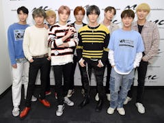 NEW YORK, NEW YORK - APRIL 19: NCT 127 visits Music Choice at Music Choice on April 19, 2019 in New ...
