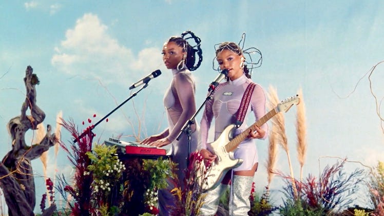 Chloe x Halle, shown here performing at the 2020 Billboard Women in Music event, aren't breaking up,...
