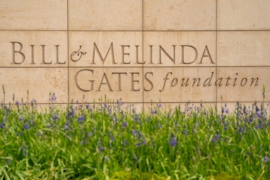 SEATTLE, WA - MAY 04: The exterior of the Bill And Melinda Gates Foundation is seen on May 4, 2021 i...