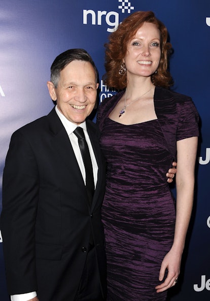 LOS ANGELES, CA - JANUARY 10:  Dennis Kucinich and wife Elizabeth Kucinich attend the "Help Haiti Ho...