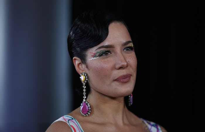 SYDNEY, AUSTRALIA - NOVEMBER 27: Halsey arrives for the 33rd Annual ARIA Awards 2019 at The Star on ...