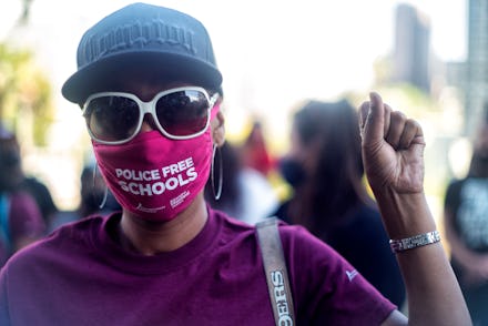 Los Angeles,  - June 22: Students, parents, teachers and community members belonging to Reclaim Our ...