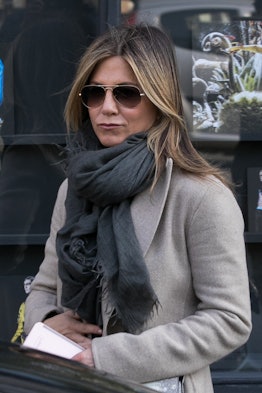 Jennifer Aniston in Paris, France in 2017.  