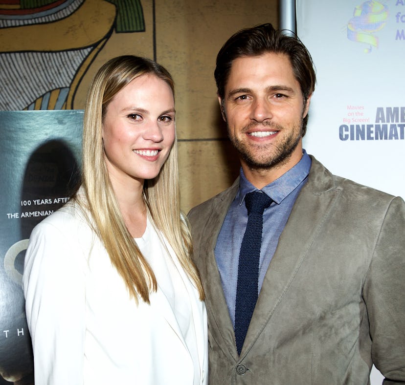 Sam Page and his wife Cassidy Boesch met at a cocktail party.