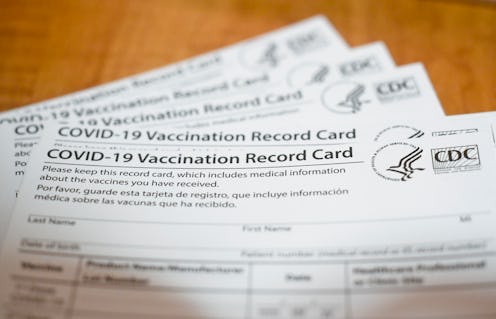 A COVID-19 Vaccination Record Card from the CDC (Centers for Disease Control and Prevention). Here's...