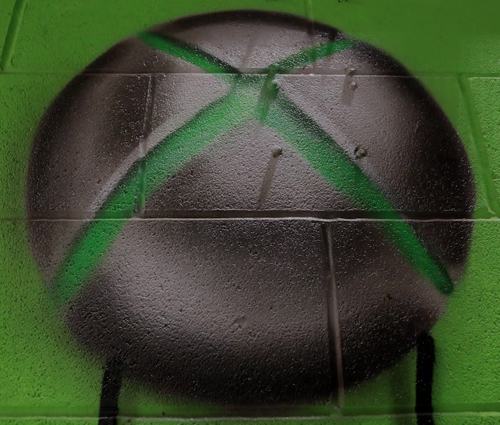 Xbox signage inside the concourse before the Emirates FA Cup third round match at the bet365 Stadium...