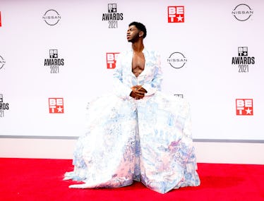 LOS ANGELES, CALIFORNIA - JUNE 27: Lil Nas X attends the BET Awards 2021 at Microsoft Theater on Jun...