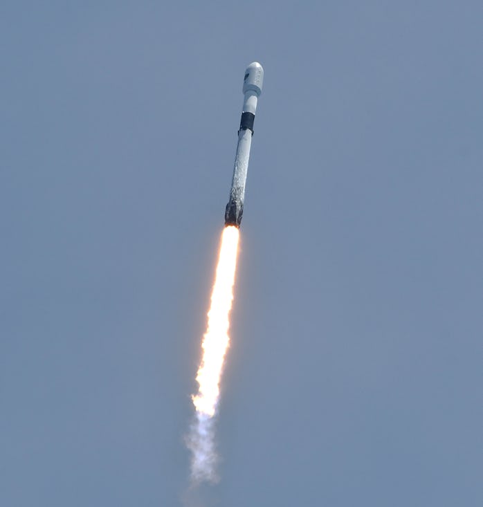CAPE CANAVERAL, FLORIDA, UNITED STATES - 2021/06/17: A SpaceX Falcon 9 rocket carrying the U.S. Spac...
