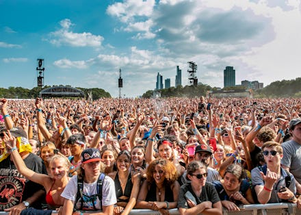 CHICAGO, ILLINOIS - JULY 31: Festival-goers attend day 3 of Lollapalooza at Grant Park on July 30, 2...