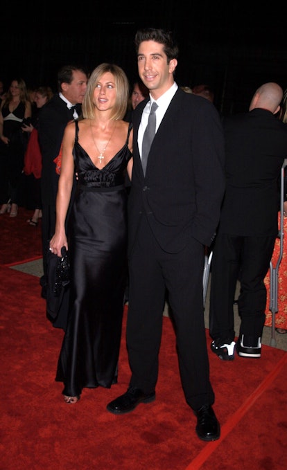 David Schwimmer says there's "no truth" to rumors that he and Jennifer Aniston are dating.