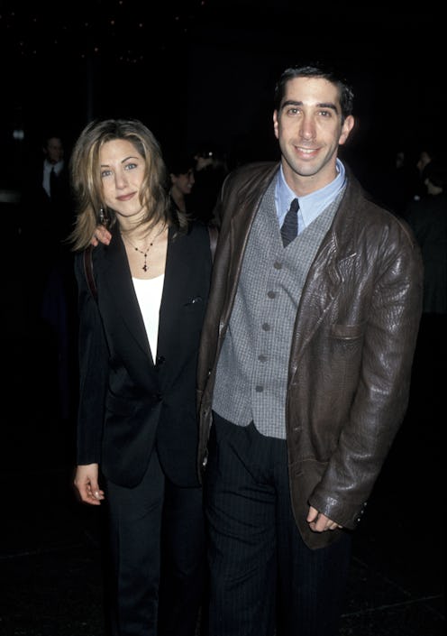 Jennifer Aniston and David Schwimmer (Photo by Jim Smeal/Ron Galella Collection via Getty Images)
