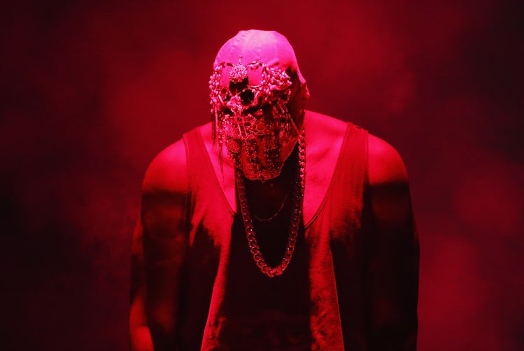 SYDNEY, AUSTRALIA - SEPTEMBER 12:  Kanye West performs live for fans at Qantas Credit Union Arena on...