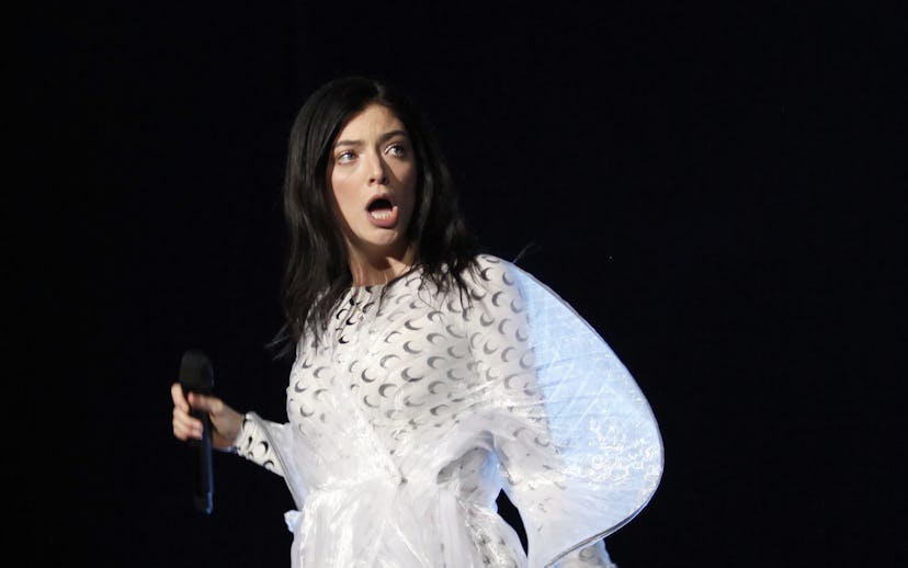 New Zealand singer, Lorde performs during her concert at the Corona Capital Music Festival in Mexico...