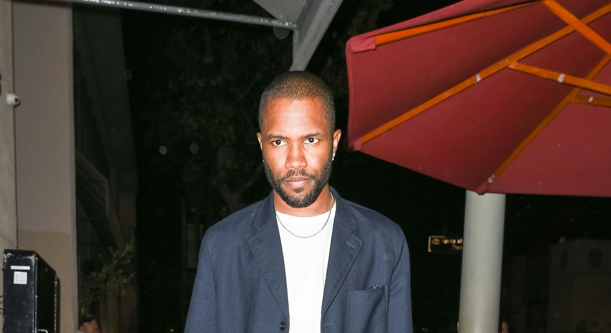 LOS ANGELES, CA - MAY 31: Frank Ocean is seen on May 31, 2019 in Los Angeles, California.  (Photo by...