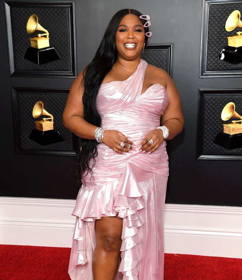 LOS ANGELES, CALIFORNIA - MARCH 14: Lizzo attends the 63rd Annual GRAMMY Awards at Los Angeles Conve...